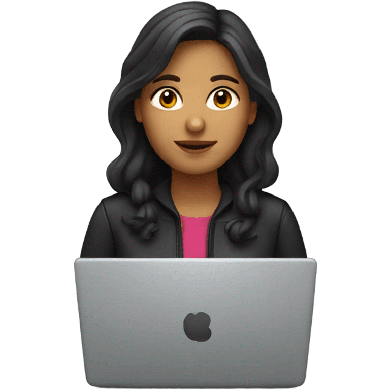 Spanish Woman in laptop emoji