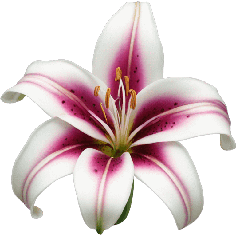 Lily flower stargazer emoji