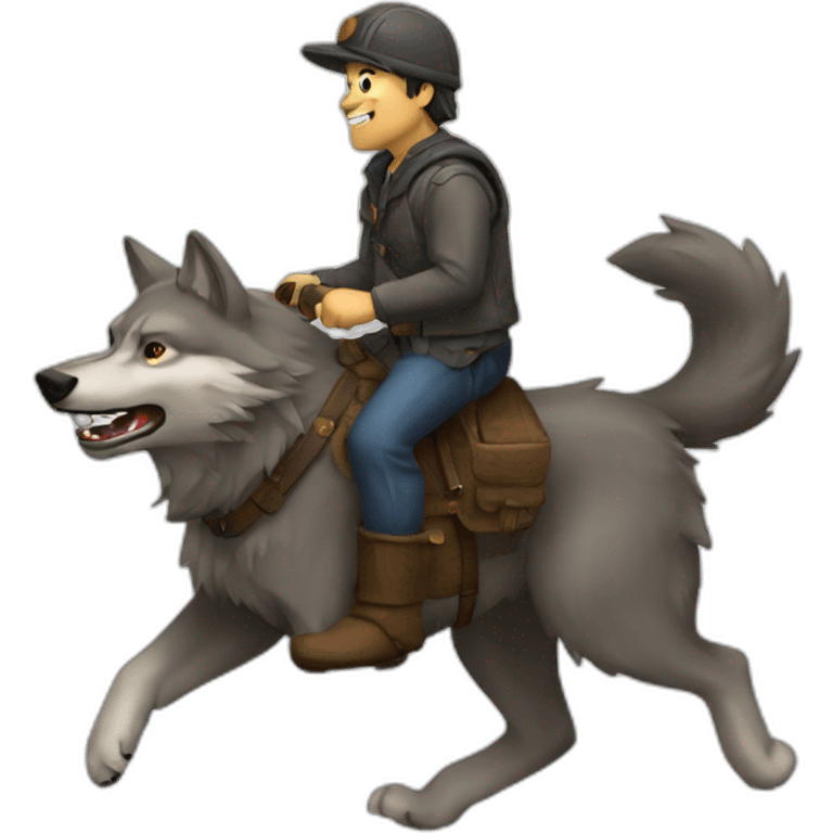 Wolf riding torex market emoji