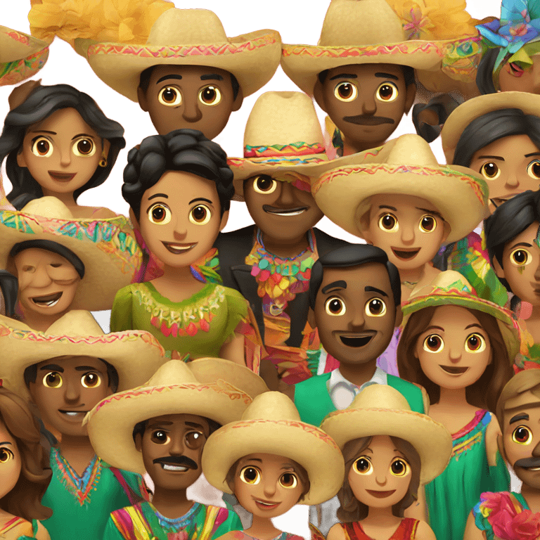 Mexican party emoji