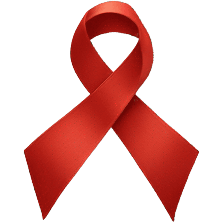 Red ribbon hiv emoji