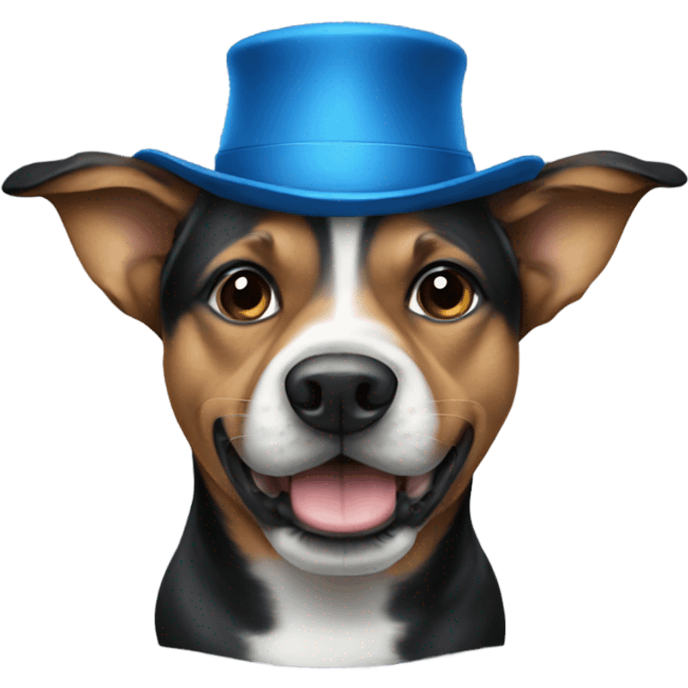 dog with blue hat emoji