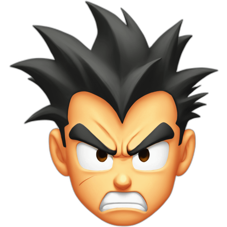 goku face angry emoji