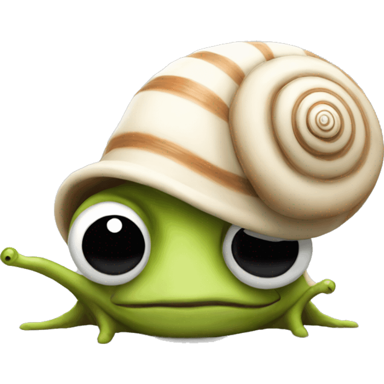 Snail with mask  emoji