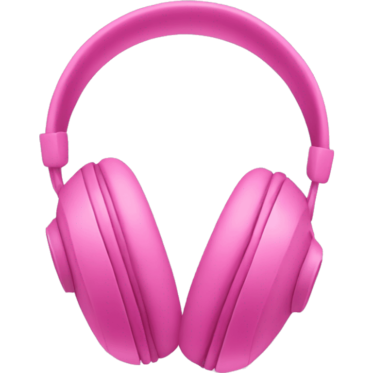 pink headphones emoji