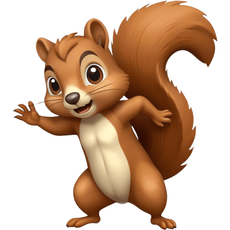 frantic squirrel emoji