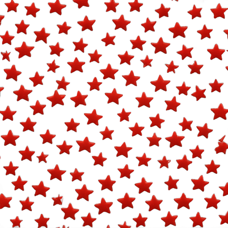 Small red stars emoji