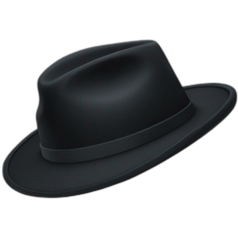 black hat emoji