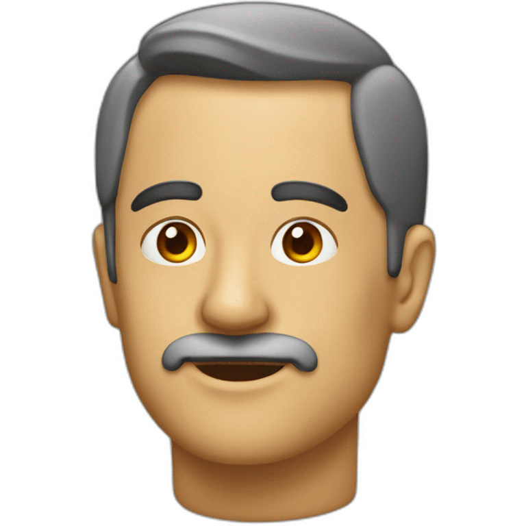 Hombre-calvo-cicatriz-en-cabeza-enfadado emoji