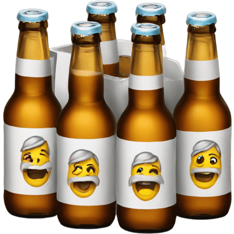 6 pack of beer emoji