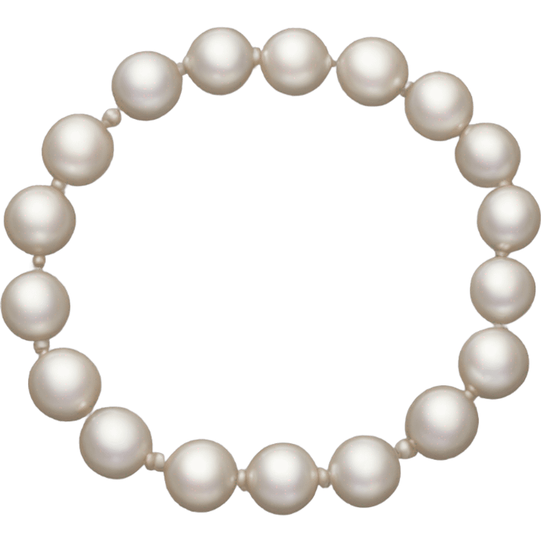 Pearl necklace  emoji