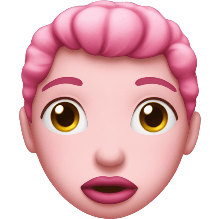 pink kiss mark emoji