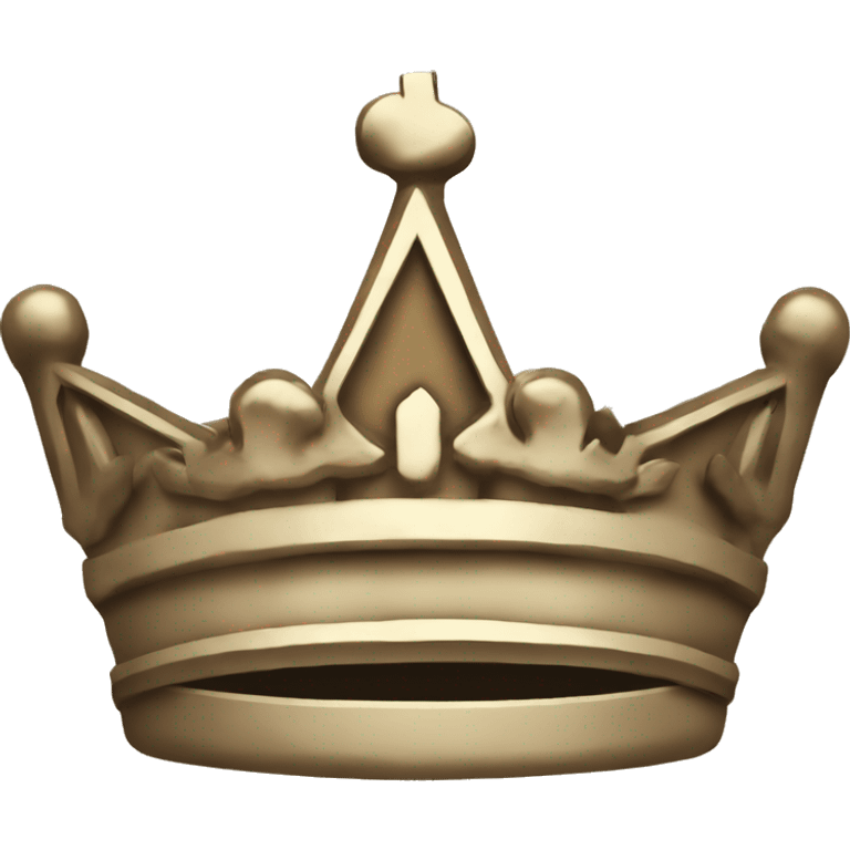 capcut logo with crown on top of it emoji