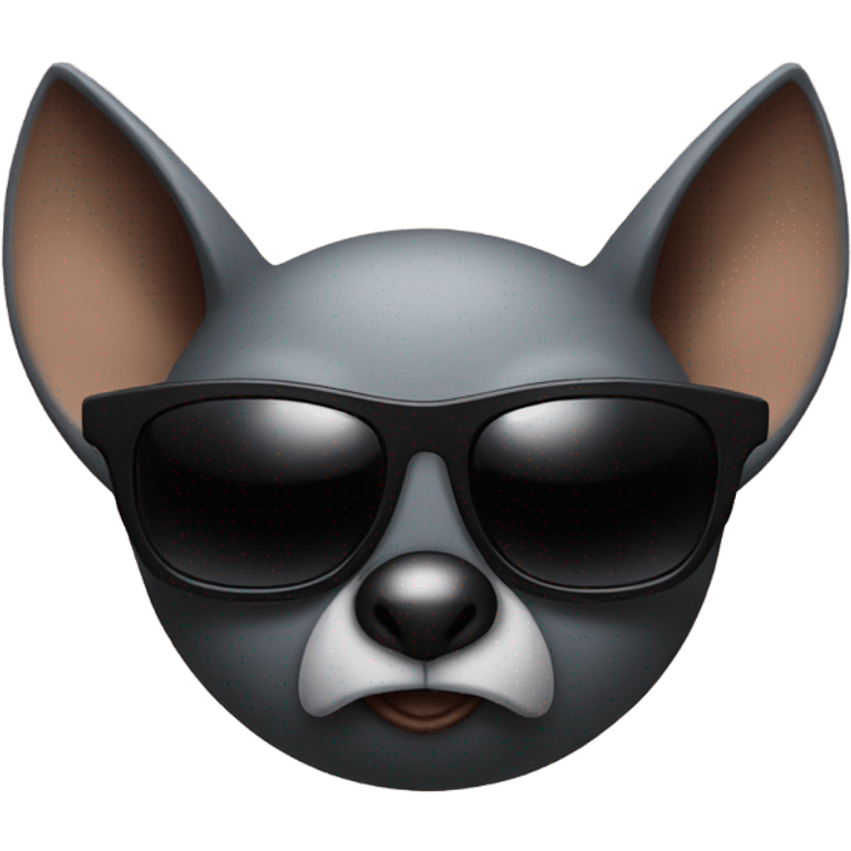 bat wearing sunglasses emoji