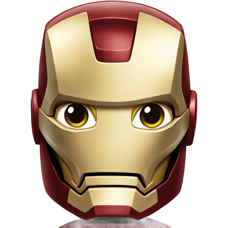 iron man, close up emoji