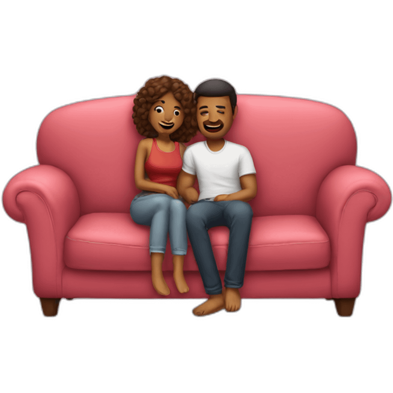 Lovers on a couch  emoji