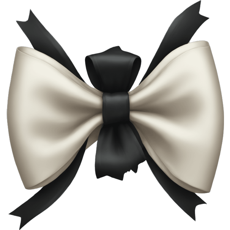 Black bow emoji