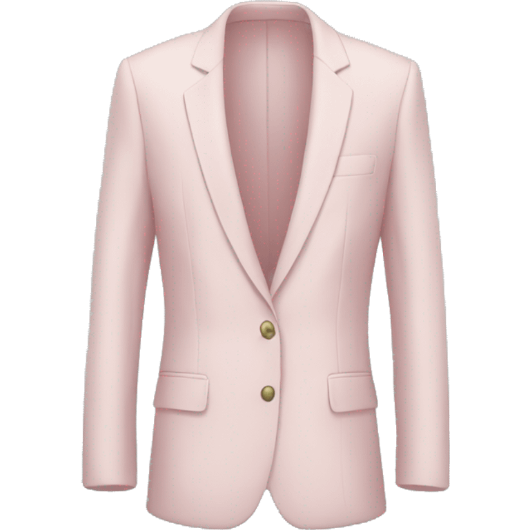 Pale pink blazer  emoji