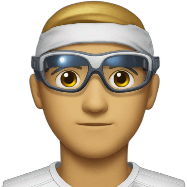 Goleiro de oculos emoji