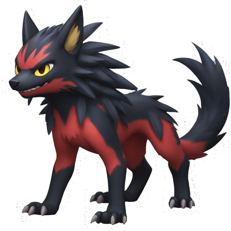 Nargacuga-Litten-Zoroark full body emoji