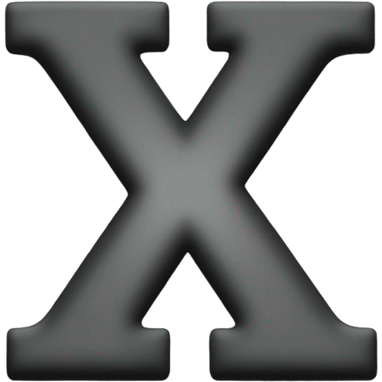 the letters "XF" in a cool emoji