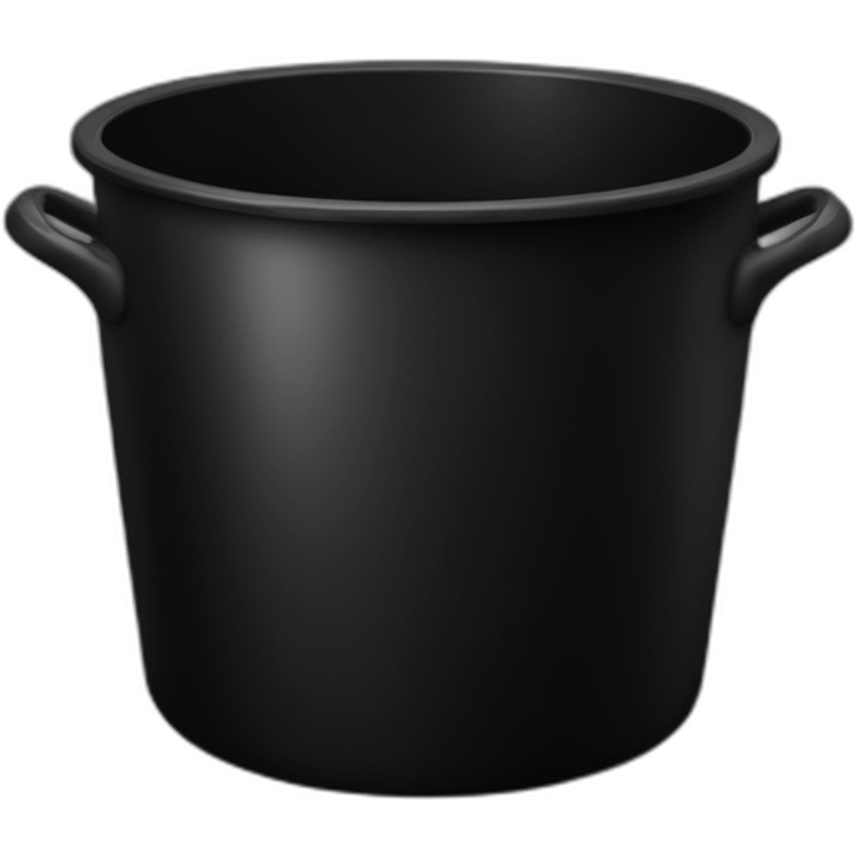 big black pot emoji