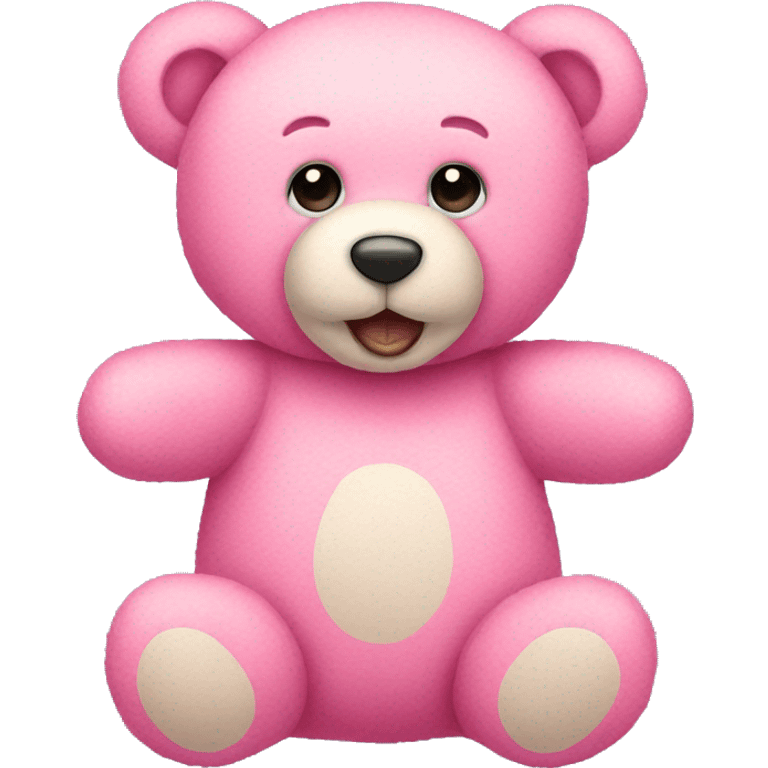 pink teddy bear emoji