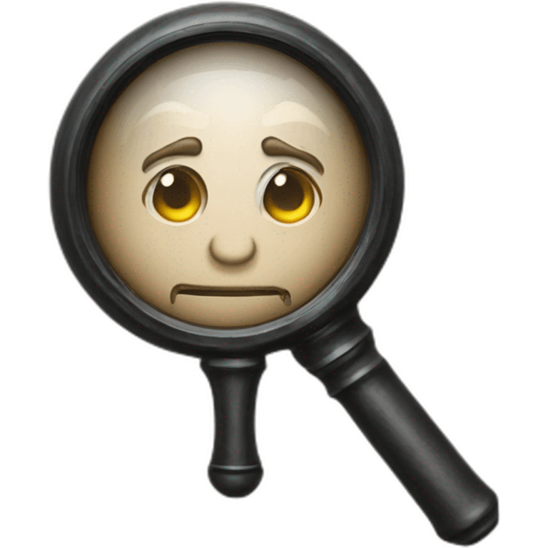 sherlock holmes magnifying glass emoji