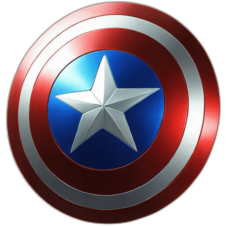 Captain america shield emoji