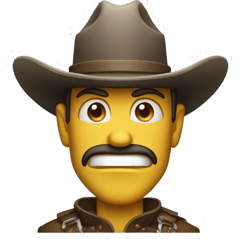 evil cowboy emoji