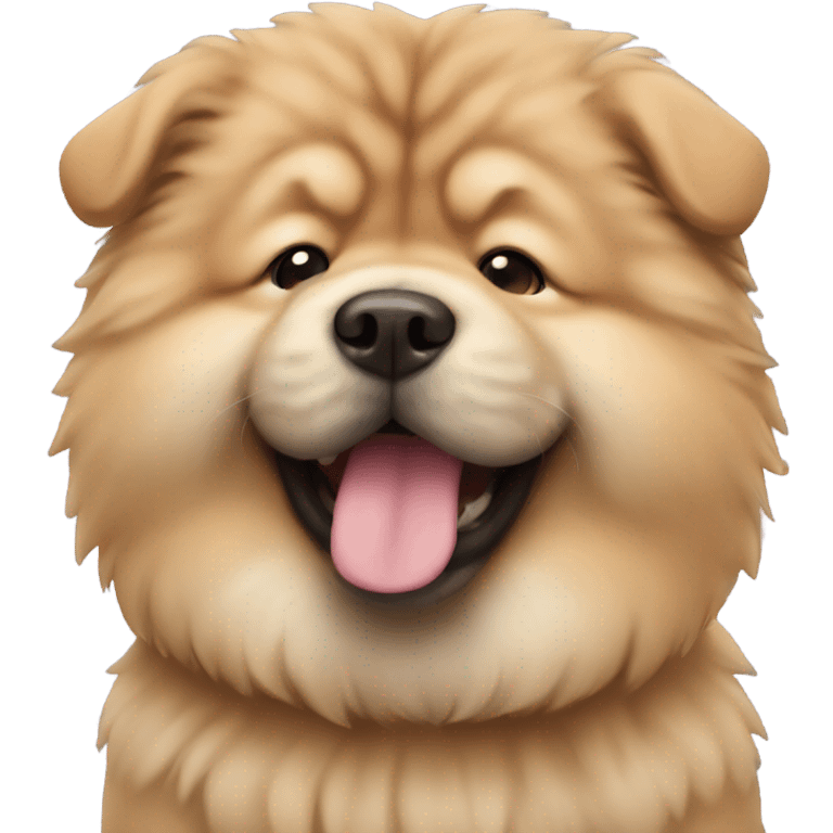 Chow puppy emoji