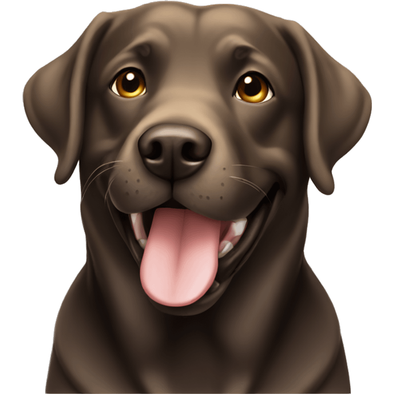 happy Labrador emoji