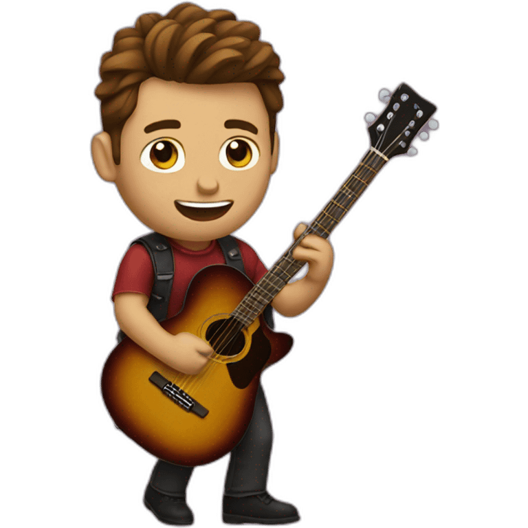 Elon playing guitar emoji