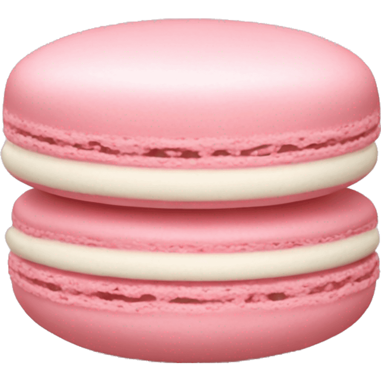 Light pink macaron emoji