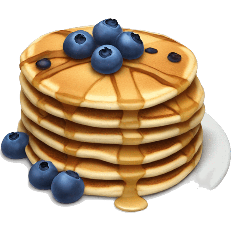 Blueberry pancakes  emoji