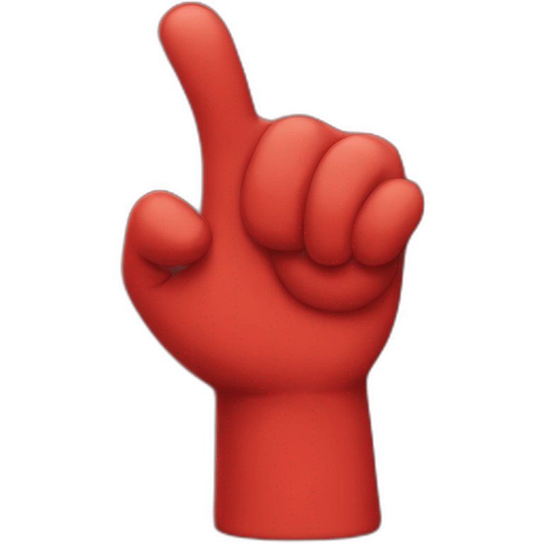 red big thumb emoji