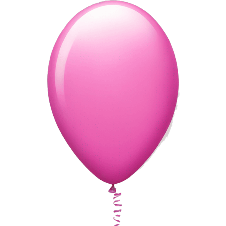 Pink birthday balloon emoji