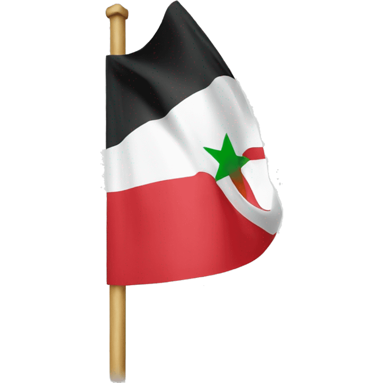 Free syria flag emoji