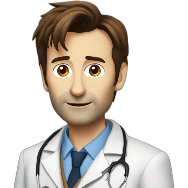 David Tennant as doctor who emoji