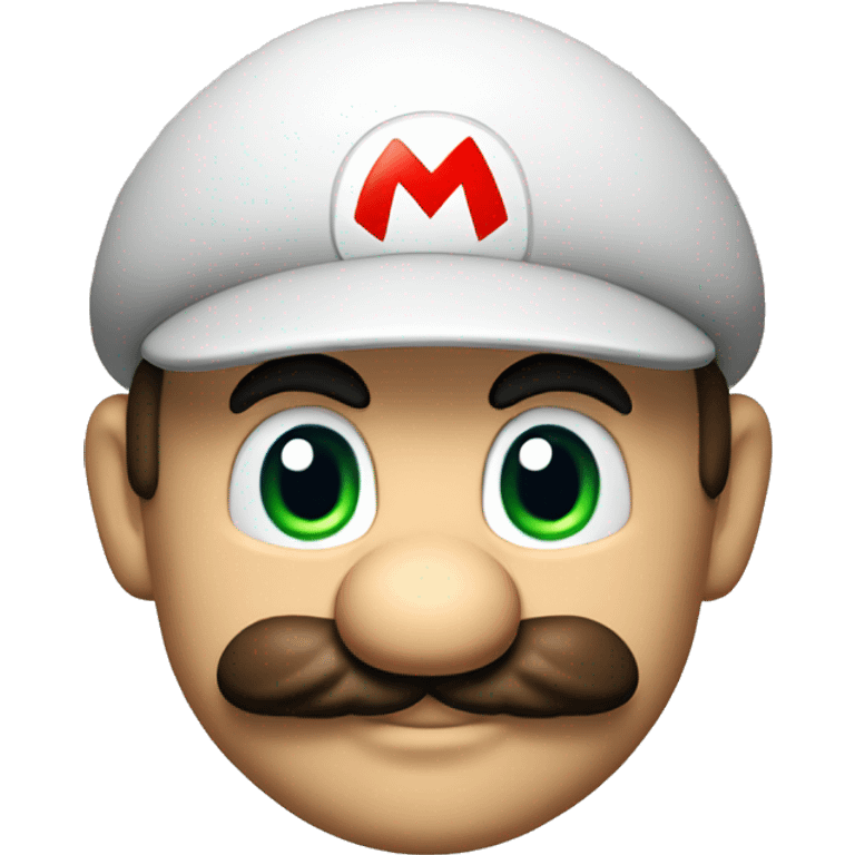 Super mario head  emoji