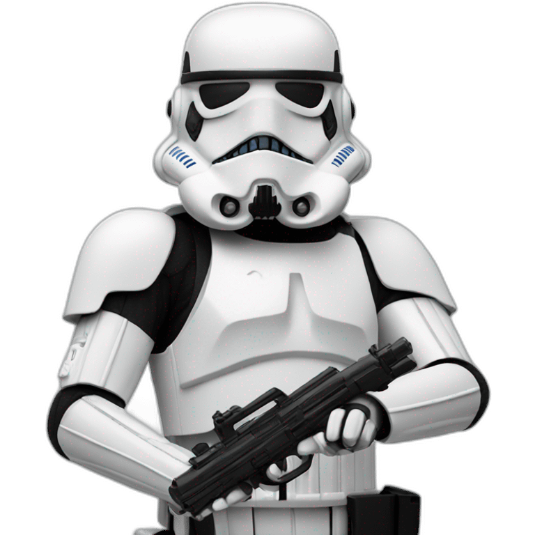 stormtrooper with a pistol emoji