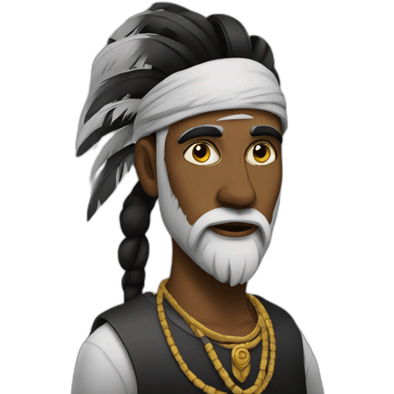 Indien noir emoji