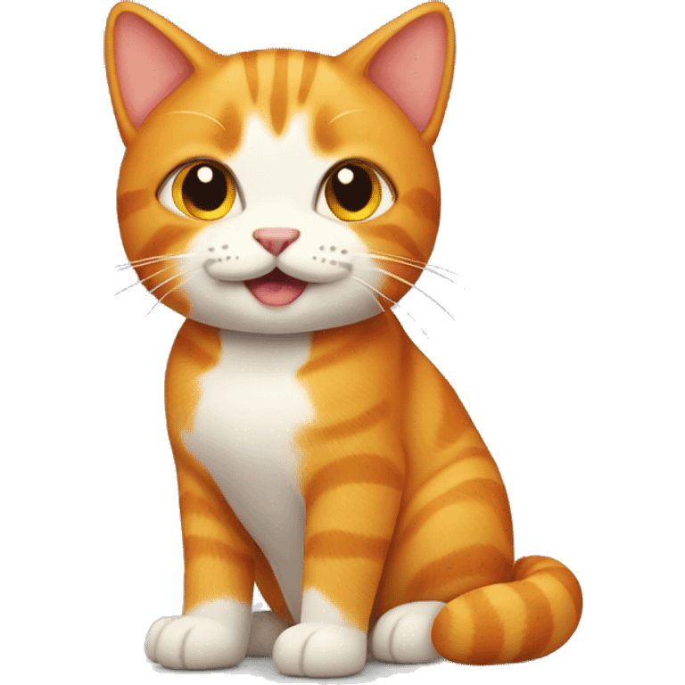 ginger orange cat emoji