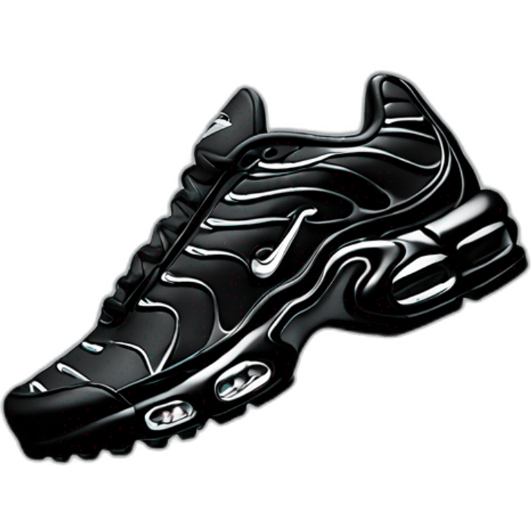 3D nike tn black emoji