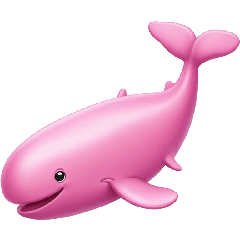 Pink whale emoji