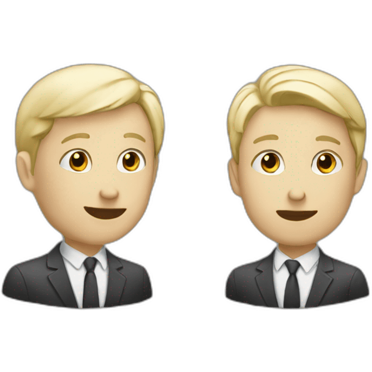 two-Colleagues-talking-white-skin emoji