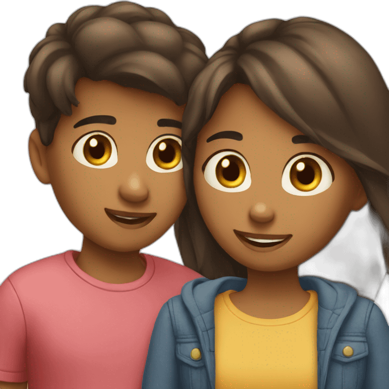 Brother and sister emojis emoji