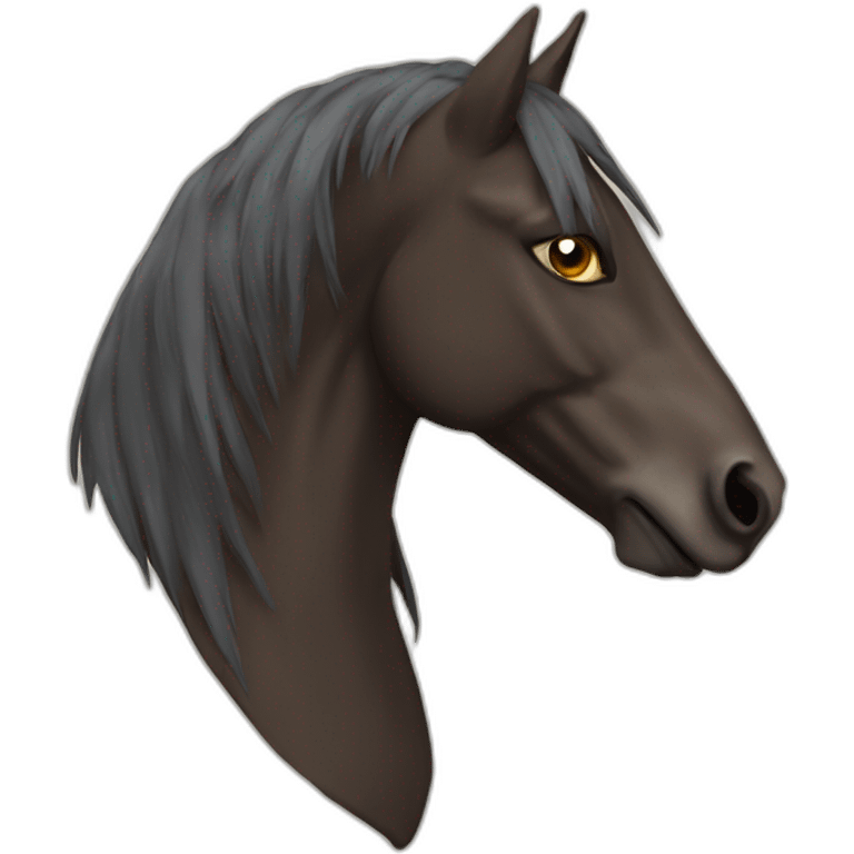 Cheval chauve  emoji