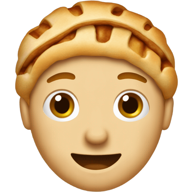 A strudel like person emoji