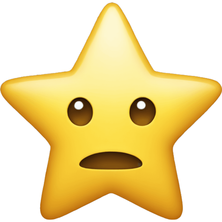 star without face emoji